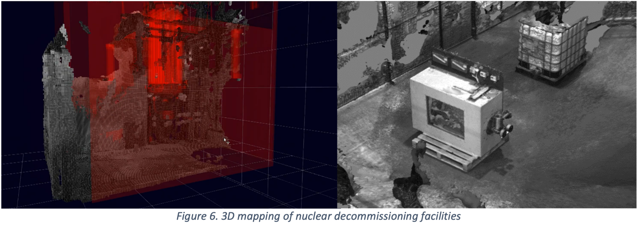 3D image of nuclear decommissioning facilities